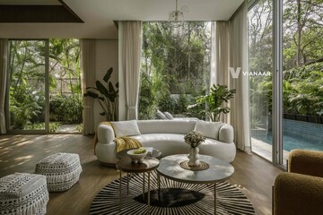 Living Room in 4 BHK Villa at Assagao – for Sale