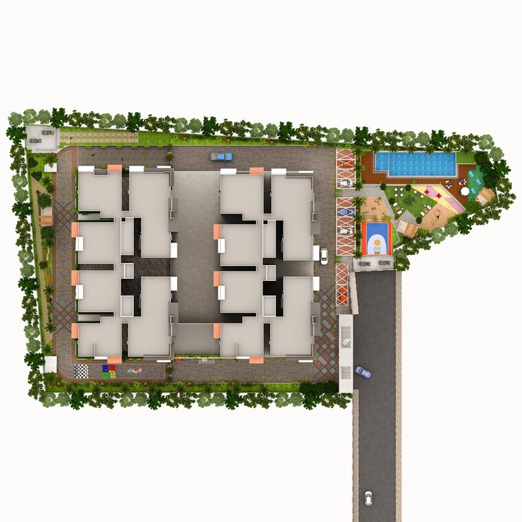 Master Plan, saranya-swarovski 2 Bedroom 1340 Sq.Ft. Apartment In Belathur Bangalore 9183432