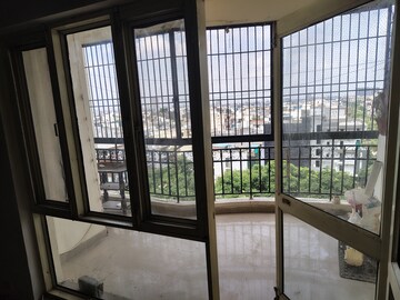 Balcony in 2 BHK Apartment at Shipra Krishna Vista, Ahinsa Khand 1 – for Rent