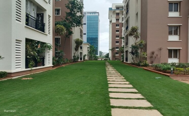 Garden, trendset-winz 3 Bedroom 3015 Sq.Ft. Apartment In Nanakramguda Hyderabad 9183405