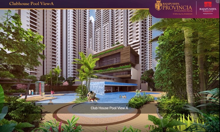 Exterior View, rajapushpa-provincia 3 Bedroom 2660 Sq.Ft. Apartment In Narsingi Hyderabad 9183417