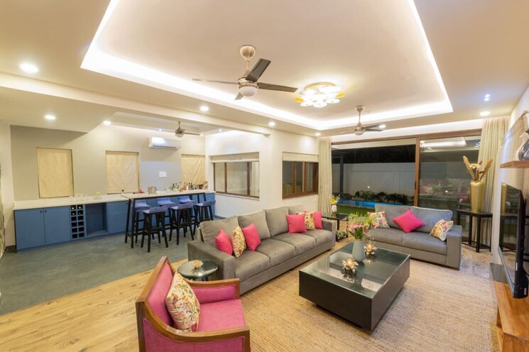Living Room, marna siolim 4 Bedroom 320 Sq.Mt. Villa In Marna Siolim Goa 9183621