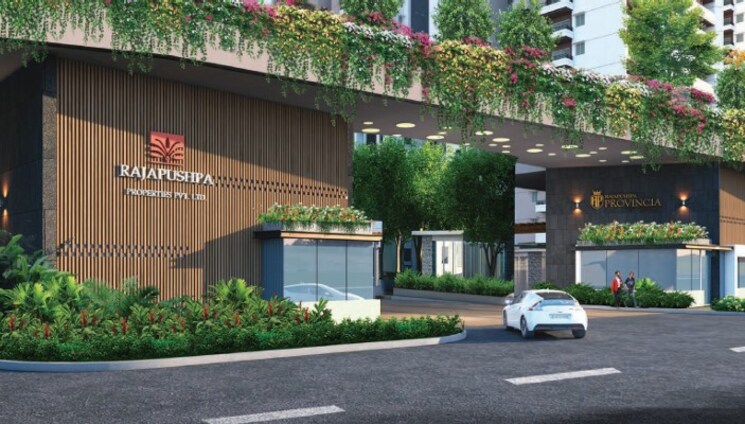 Exterior View, rajapushpa-provincia 3 Bedroom 1715 Sq.Ft. Apartment In Narsingi Hyderabad 9183651