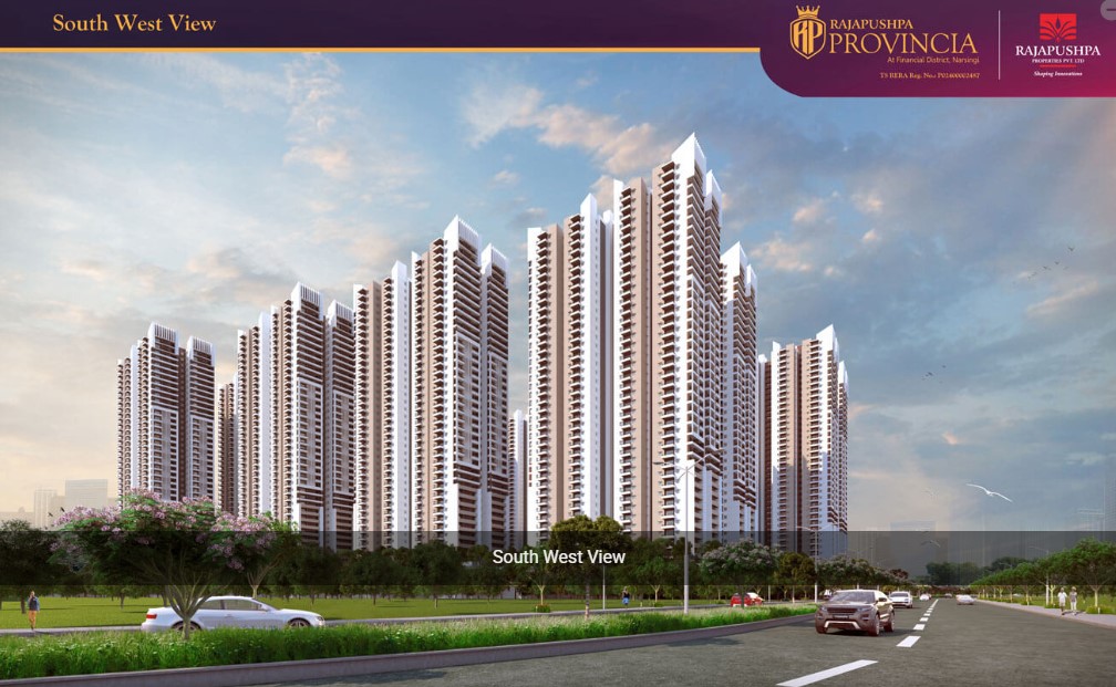 3 BHK + Study Room,Extra Room Apartment For Sale in Rajapushpa Provincia