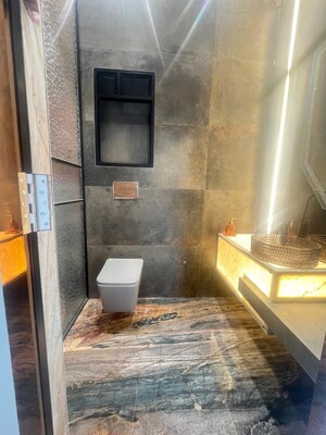 Bathroom in 2 BHK Apartment at Shree Om Paradise CHS, Borivali West – for Sale