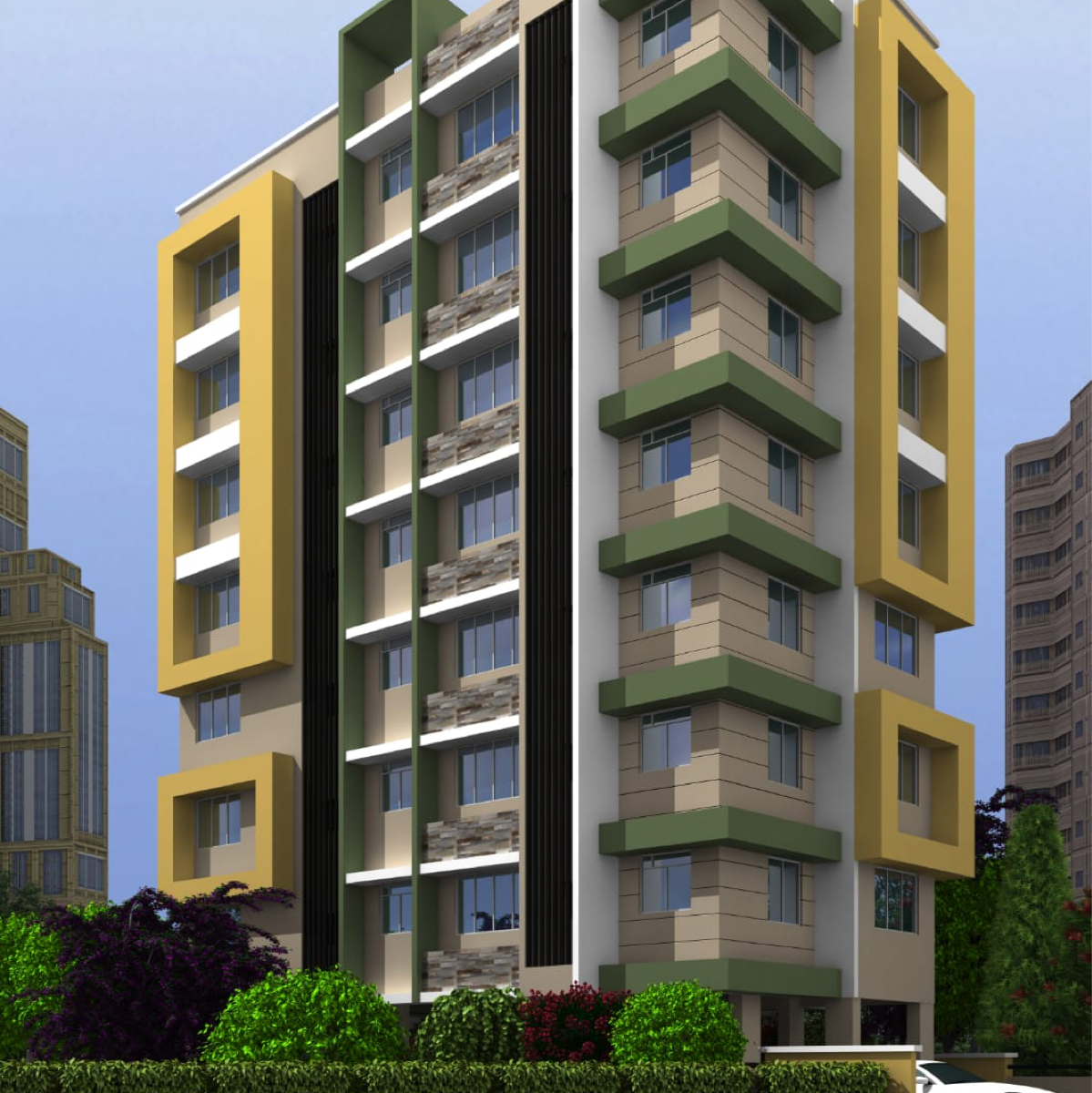 1 Rk  + Pooja Room 380 Sq.Ft. Apartment in Yesu Anand Residency