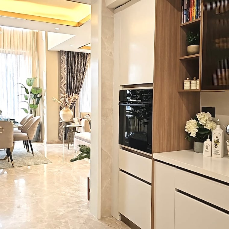 Living Room, bptp-the-deck 4 Bedroom 3300 Sq.Ft. Apartment In Neharpar Phase 2 Faridabad 9183846