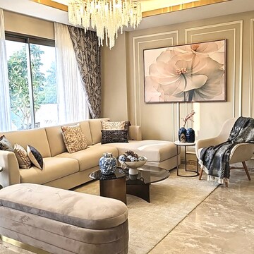 Living Room in 4 BHK Apartment at BPTP The Deck, Neharpar Phase 2 – for Sale