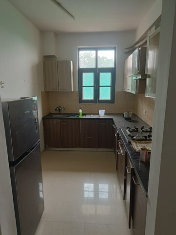 Kitchen in 3 BHK Builder Floor at Omaxe Silver Birch, North Mullanpur – for Rent