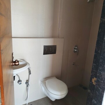 Bathroom in 2 BHK Apartment at Om Heights Malad East, Matanpur Nagar – for Rent