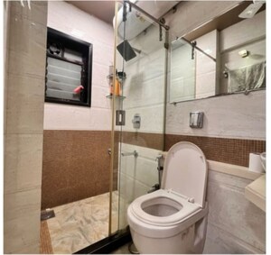Bathroom in 3 BHK Apartment at Saidas CHS, Andheri West – for Sale