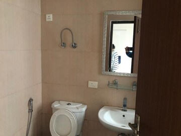 Bathroom in 3 BHK Apartment at Ramprastha City The Atrium, Sector 37d – for Rent