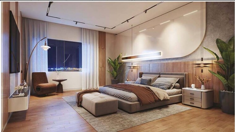 Bedroom, sas-diamond-towers 4 Bedroom 3635 Sq.Ft. Apartment In Financial District Hyderabad 9183925