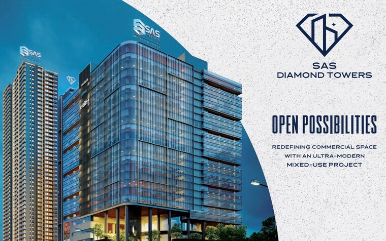 Exterior View, sas-diamond-towers 4 Bedroom 3635 Sq.Ft. Apartment In Financial District Hyderabad 9183925