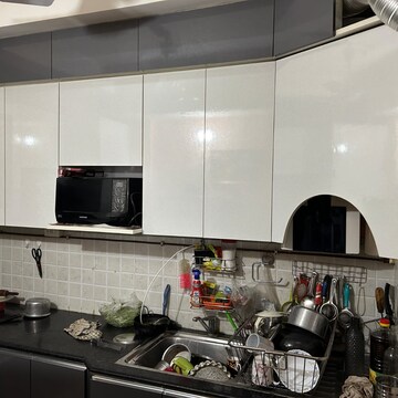 Kitchen in 2 BHK Apartment at Ramprastha City The Edge Towers, Sector 37d – for Rent