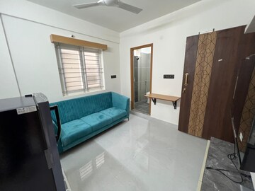Living Room in 1 BHK Apartment at Whitefield – for Rent