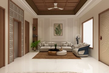 Living Room in 4 BHK Independent House at Vaishali Nagar – for Sale