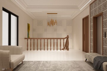 Building Lobby in 4 BHK Independent House at Vaishali Nagar – for Sale
