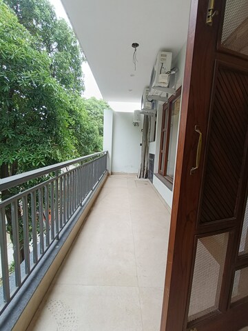 Balcony in 3 BHK Builder Floor at Sector 15 – for Rent