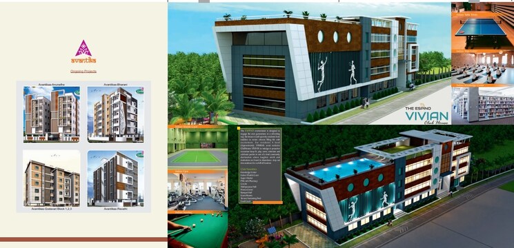 Exterior View, avantika-the-espino 3 Bedroom 1660 Sq.Ft. Apartment In Chanda Nagar Hyderabad 9184423