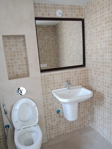 Bathroom in 3 BHK Apartment at Lodha Splendora, Ghodbunder Road – for Rent