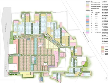 Staircase in 3 BHK Builder Floor at Signature Global Daxin Vistas, Bhondsi – for Sale
