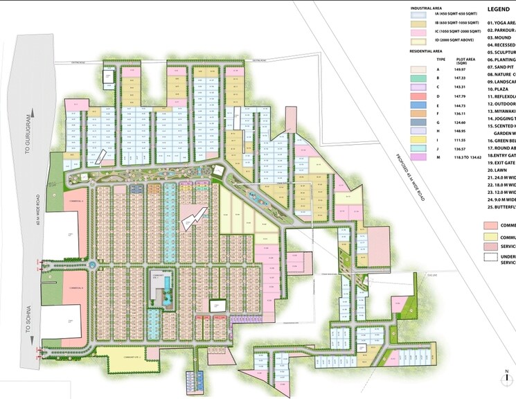 undefined, signature-global-daxin-vistas 3 Bedroom 1550 Sq.Ft. Builder Floor In Bhondsi Gurgaon 9184557