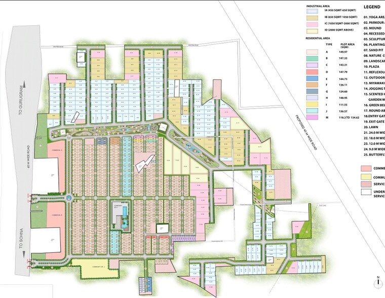 undefined, signature-global-daxin-vistas 3 Bedroom 1550 Sq.Ft. Builder Floor In Bhondsi Gurgaon 9184557