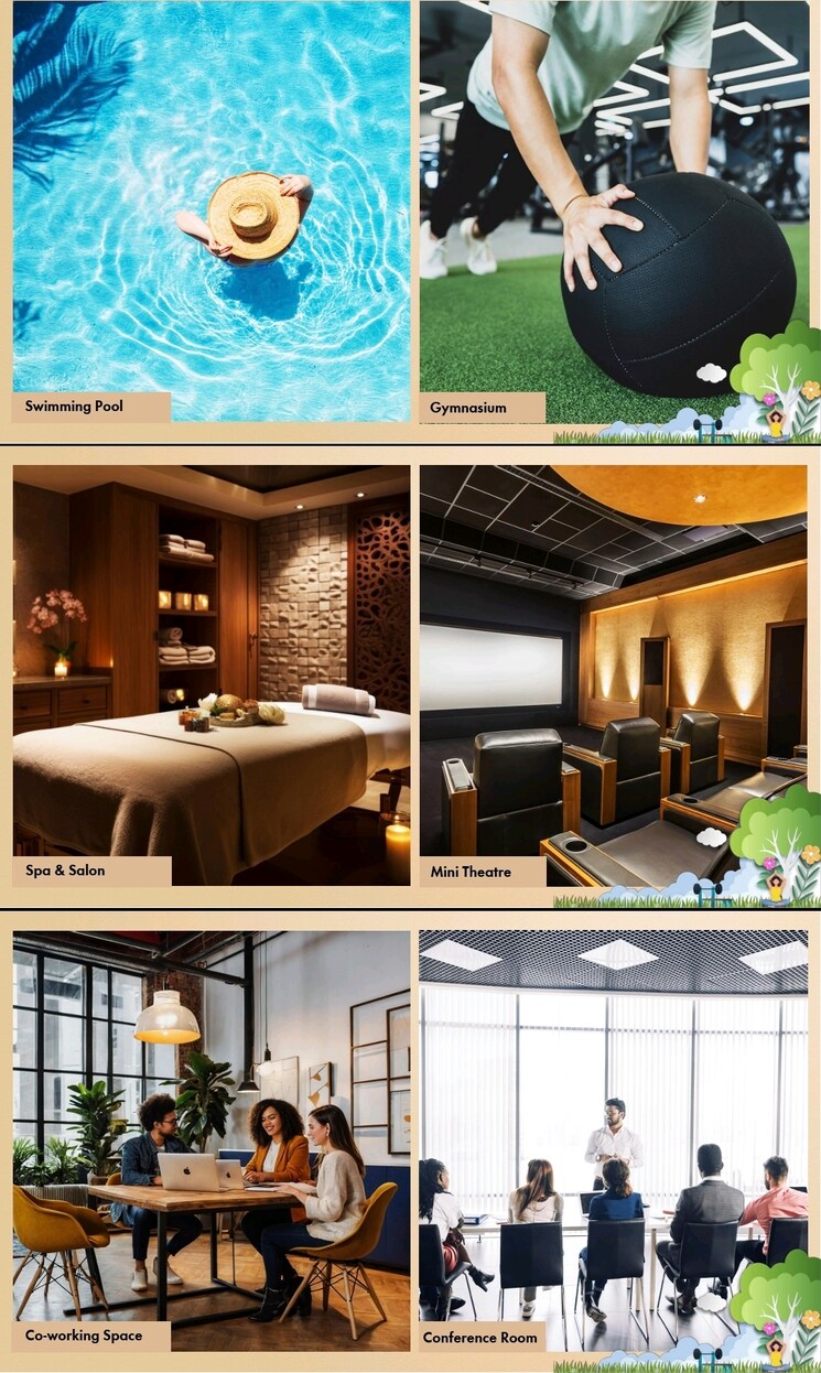 Kitchen, signature-global-daxin-vistas 3 Bedroom 1550 Sq.Ft. Builder Floor In Bhondsi Gurgaon 9184557