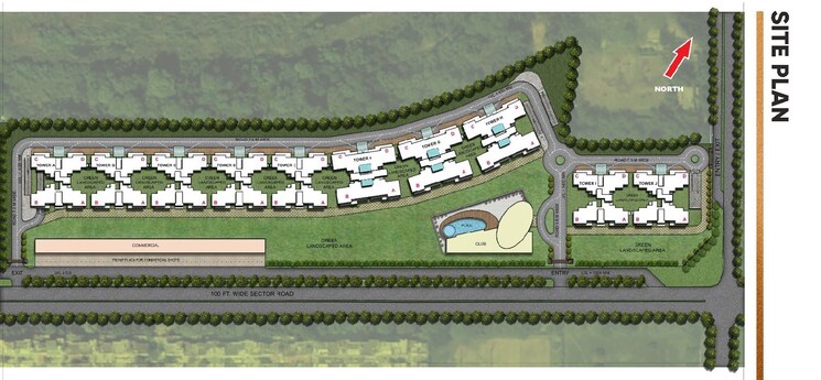 Master Plan, sector 67 3 Bedroom 2950 Sq.Ft. Apartment In Sector 67 Mohali 9184089