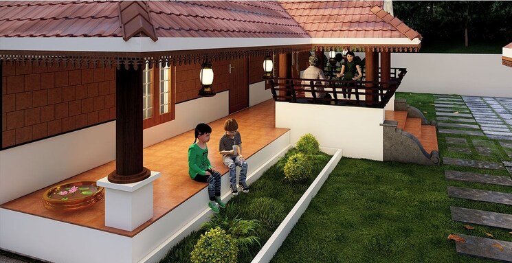 Balcony, amala nagar 3 Bedroom 2000 Sq.Ft. Villa In Amala Nagar Thrissur 9184537