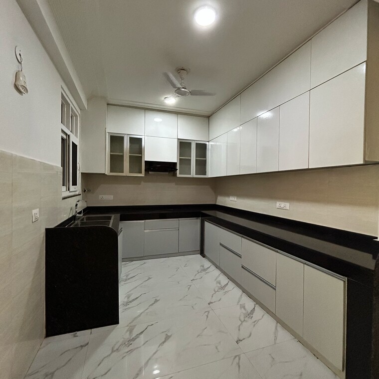 Kitchen, ansal-plaza-gurgaon 3 Bedroom 3800 Sq.Ft. Builder Floor In Carterpuri Village Gurgaon 9184625