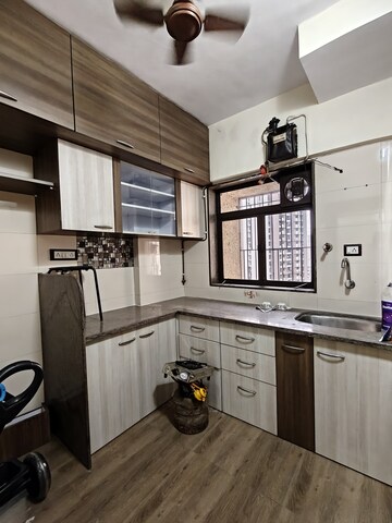 Kitchen in 1 BHK Apartment at Runwal Garden City, Balkum Pada – for Rent