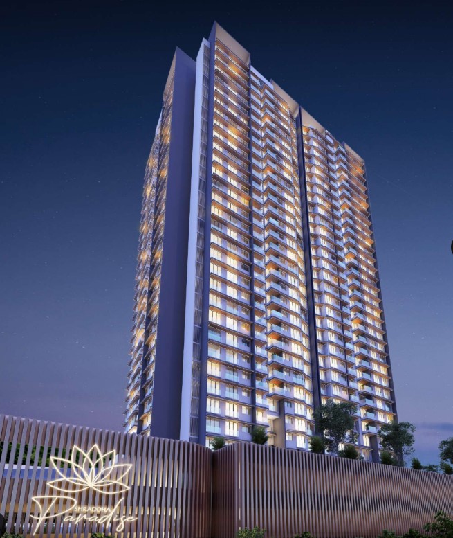 3 BHK 880 Sq.Ft. Apartment in Shraddha Paradise