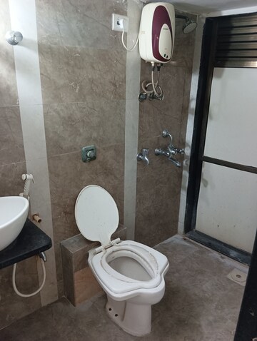Bathroom in 1 BHK Apartment at Mehta Amrut Pearl, Kalyan West – for Rent