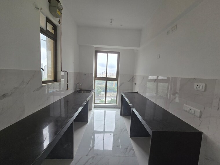 Kitchen, dosti-west-county 1.5 Bedroom 560 Sq.Ft. Apartment In Balkum Pada Thane 9184808