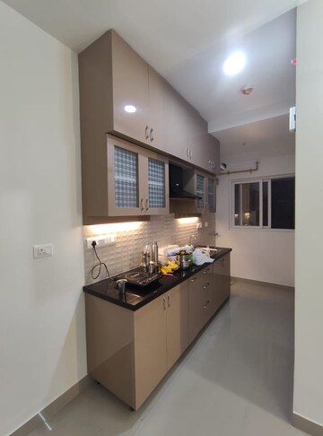 Kitchen in 3 BHK Apartment at Brigade El Dorado, Bagaluru – for Rent