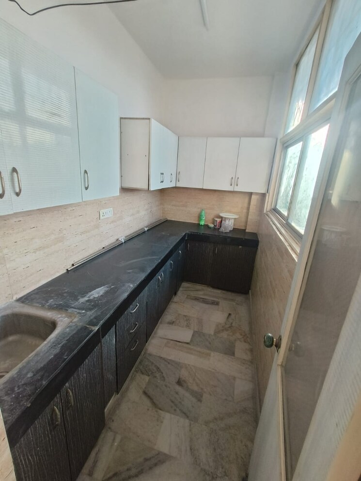 Kitchen, amar colony 2 Bedroom 900 Sq.Ft. Builder Floor In Amar Colony Delhi 9184879