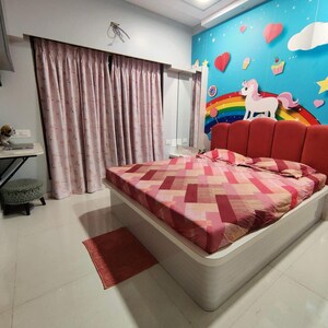 Bedroom in 3 BHK Apartment at Cosmos Merry Park, Khopat – for Sale