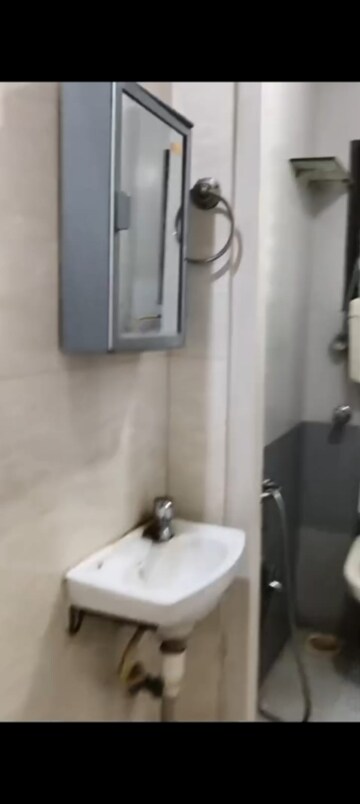 Bathroom in 1 BHK Apartment at Om Chamunda Apartment, Santacruz East – for Rent