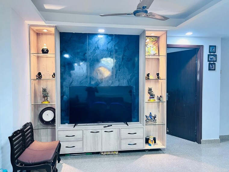 Living Room, neb sarai 3 Bedroom 1350 Sq.Ft. Builder Floor In Neb Sarai Delhi 9184892