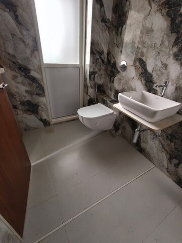 Attached Bathroom in 3 BHK Apartment at Vijayraj Yashwant Niwas, Naupada – for Sale