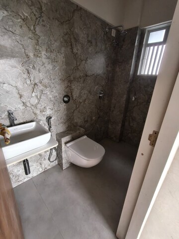 Bathroom in 3 BHK Apartment at Vijayraj Yashwant Niwas, Naupada – for Sale