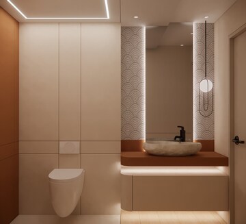 Bathroom in  Office Space at Parinee I, Andheri West – for Rent