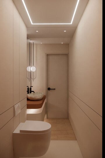 Bathroom in  Office Space at Parinee I, Andheri West – for Rent