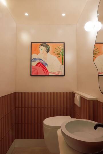 Bathroom in  Office Space at Parinee I, Andheri West – for Rent