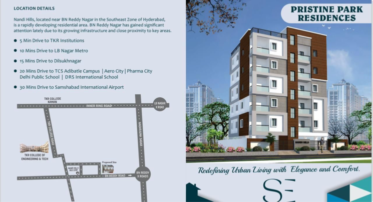 Exterior View, meerpet 2 Bedroom 1155 Sq.Ft. Apartment In Meerpet Hyderabad 9184987