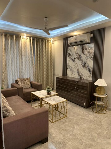 Living Room in 1 BHK Builder Floor at Sarvapriya Vihar – for Rent