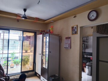 Living Room in 1 RK Apartment at Om Sai Heights Phase II, Morya Nagar – for Sale