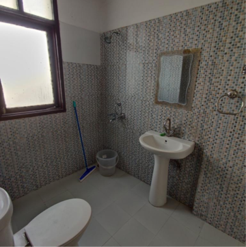 Bathroom in 3 BHK Apartment at Maya Garden City, Nagla Road – for Rent